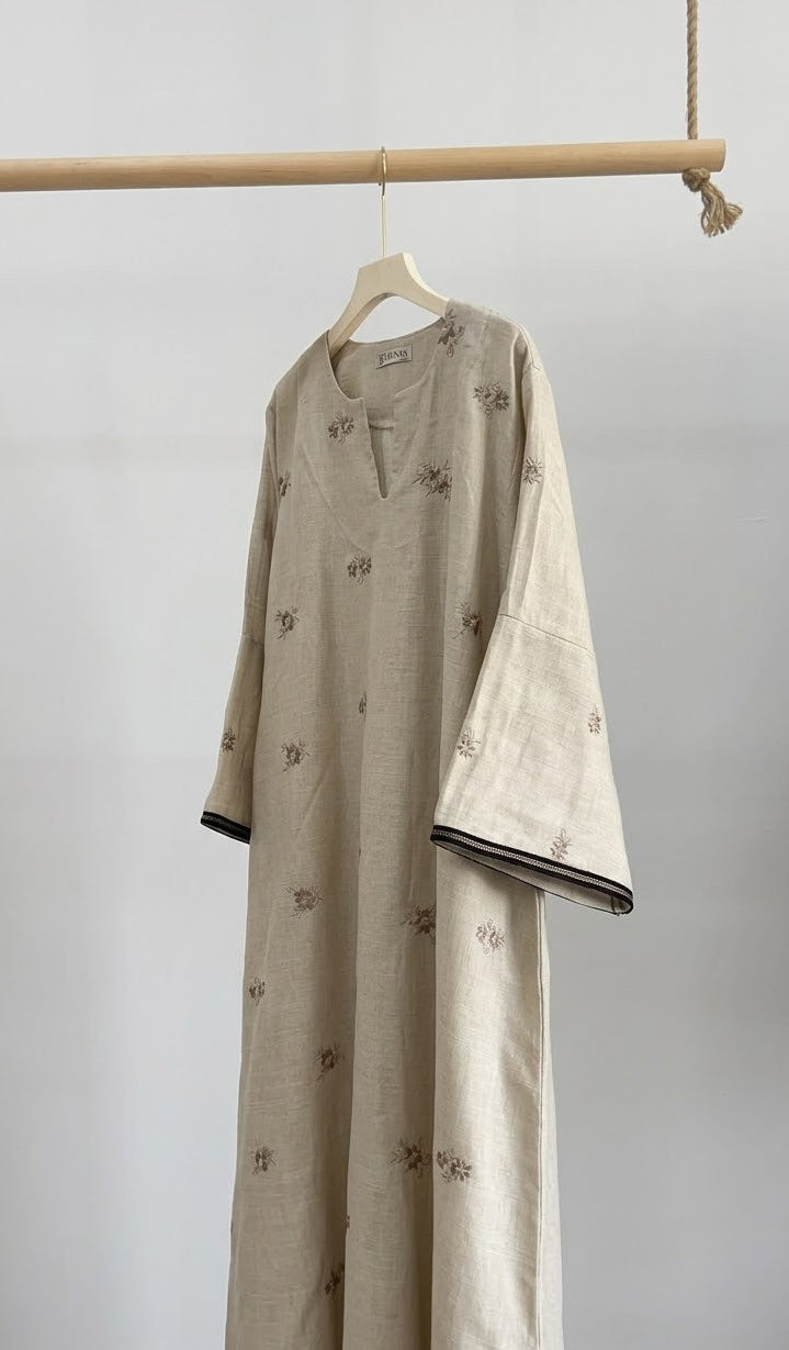 Embroidered dress – Hanaa Loungewear